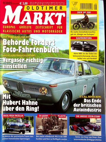 Deckblatt Oldtimer Markt (09/2005)